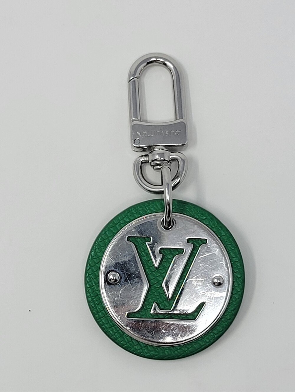 LOUIS VUITTON Porte Cles Silver Metal Bag Charm